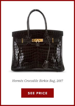 Hermes Birkin 30 Shiny Crocodile Top Handle Satchel Tote Bag