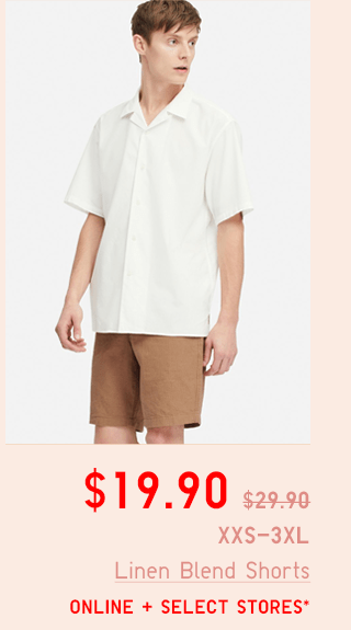 BODY12 - MEN LINEN BLENDED SHORTS