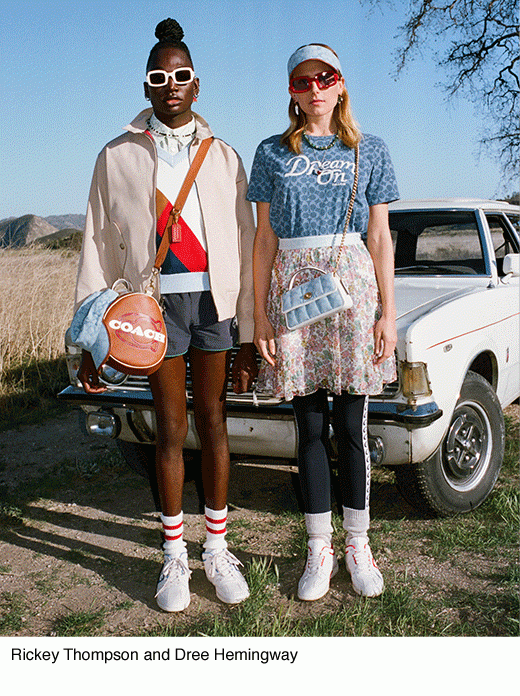 Rickey Thompson and Dree Hemingway