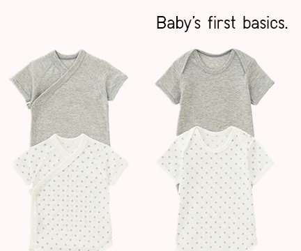 Baby Cotton Mesh Short-Sleeve Bodysuit (Set of 2) - SHOP NOW