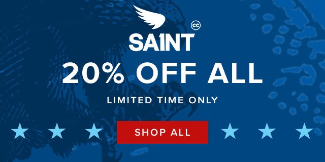 Saint 20% Off ALL - Shop All