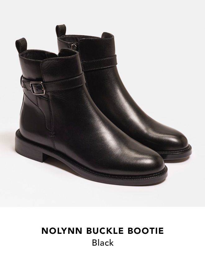 Nolynn Buckle Bootie (Black)