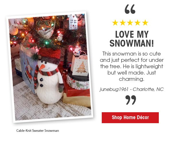 Love My Snowman!! Shop Home Décor