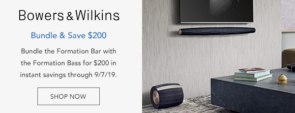 Bundle and save $200 on Bowers and Wilkins