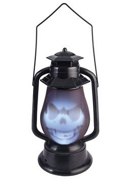 Hidden Ghost Face Light Up Lantern Prop