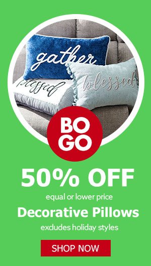 BOGO 50% OFF Decorative Pillows