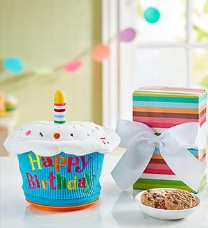 Animated Birthday Cupcake with Cheryl's Cookies SHOP NOW