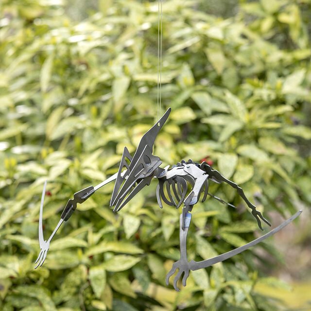 Flying Pterodactyl Garden Sculpture