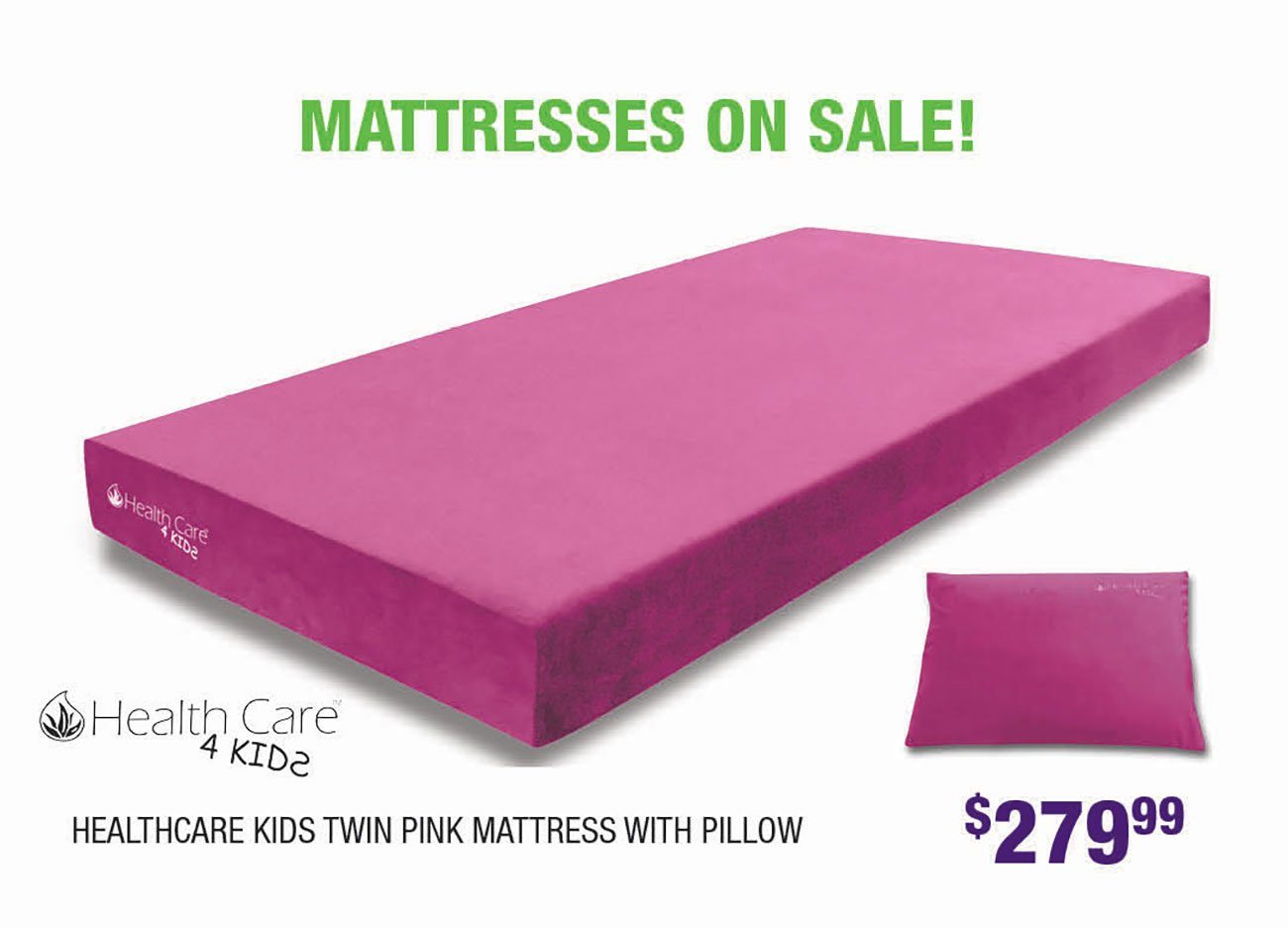 Healthcare-4-Kids-Twin-Size-Pink-Mattress