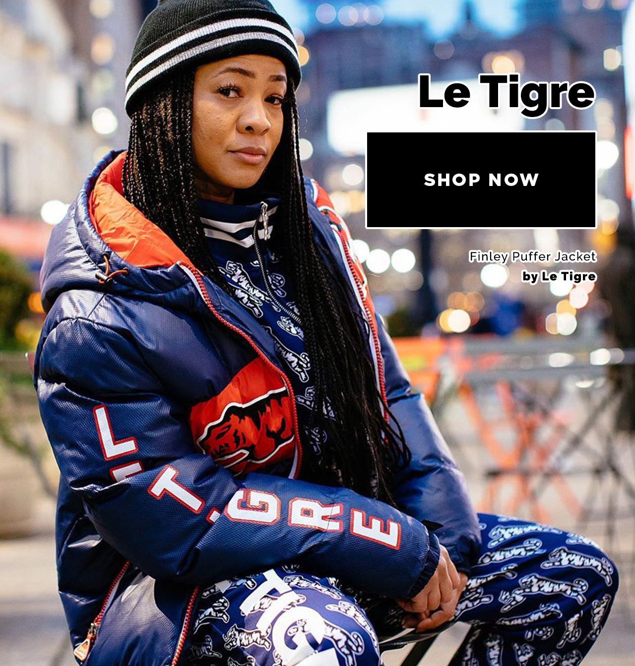 Shop Le Tigre - Featuring Finley Puffer Jacket