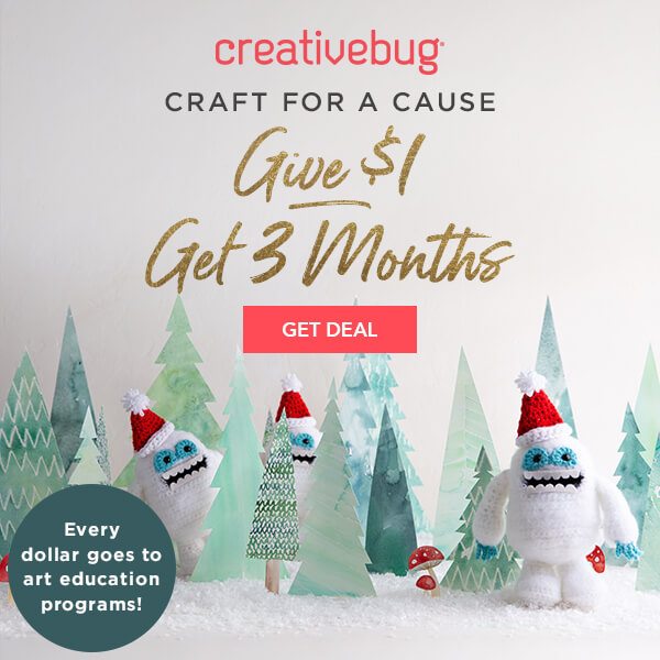 Learn With CreativeBug 3 Months for $1.