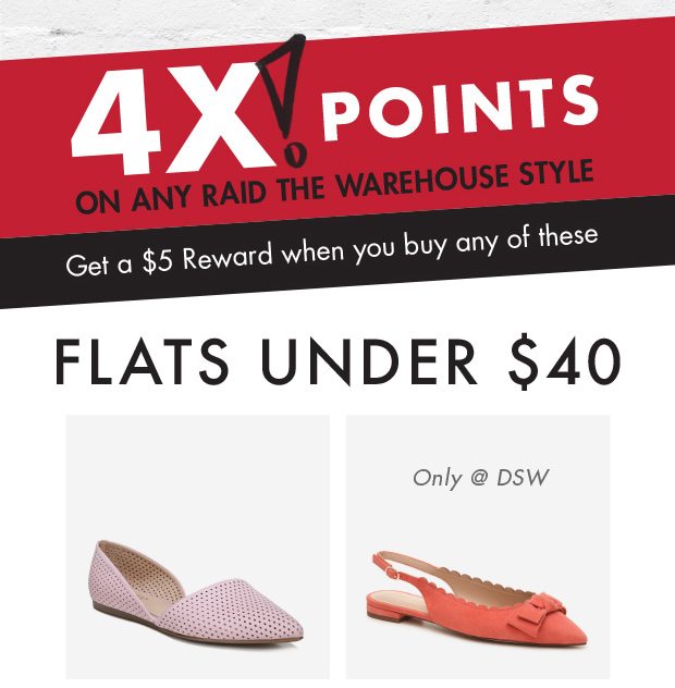 dsw clearance womens flats