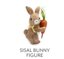 Sisal Bunny Figure