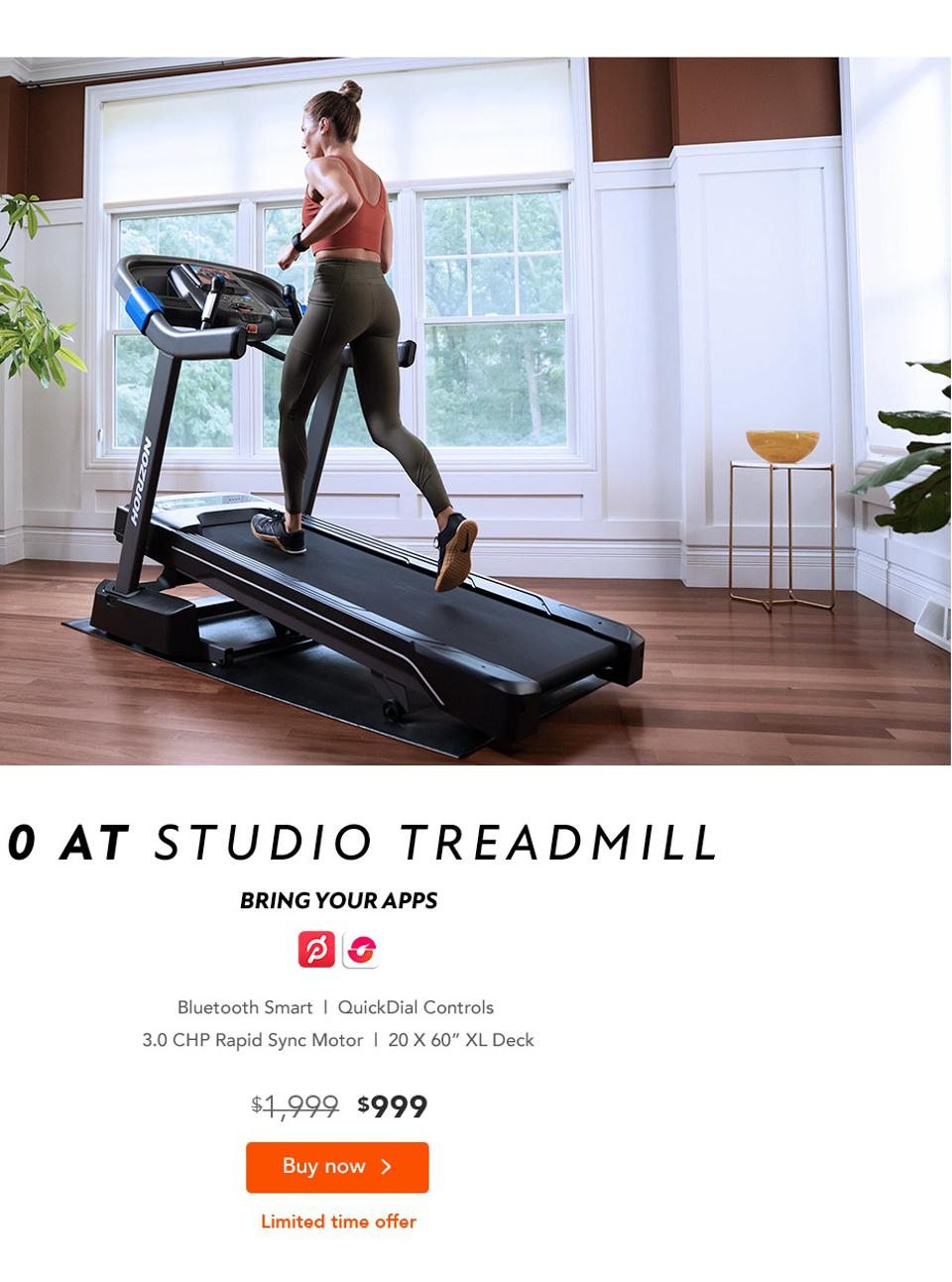 Save Up To $1,000 On Horizon Fitness Treadmills