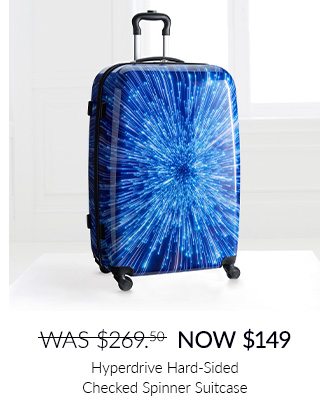 HYPERDRIVE HARD-SIDED CHECKED SPINNER SUITCASE