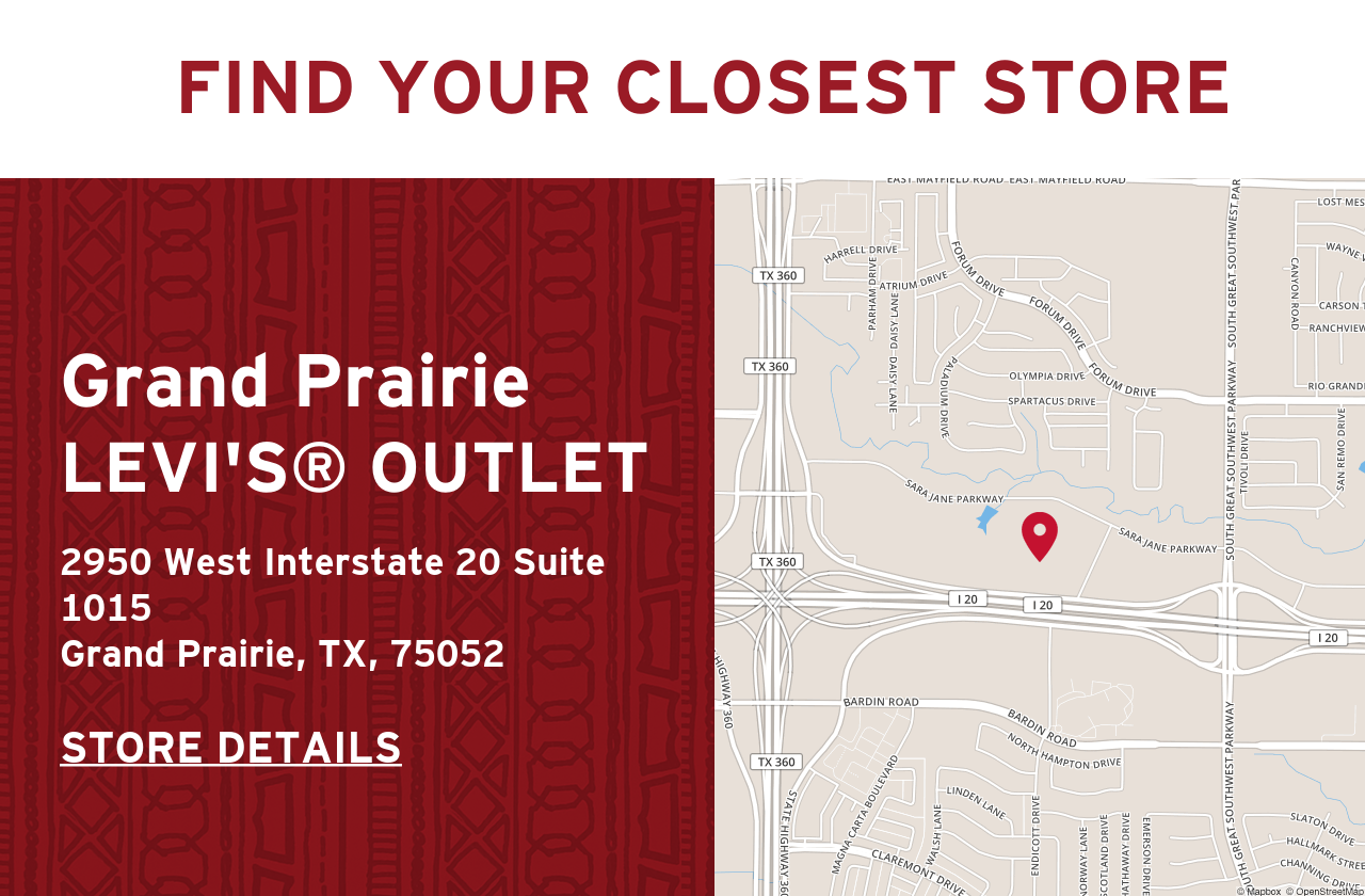 Find your closest Levi's® store.