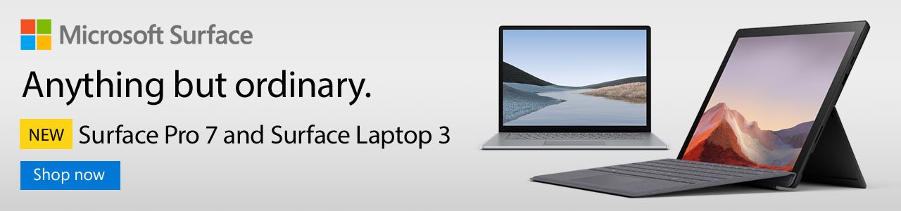 NEW Surface Pro 7 and Surface Laptop 3 - Shop now