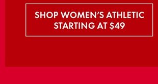 SHOP WOMEN'S ATHLETIC STARTING AT $49