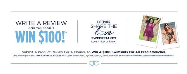 Enter Our Share The Love Sweepstakes