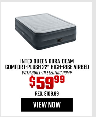 Intex Queen Dura-Beam Comfort-Plush 22 inch High-Rise Airbed