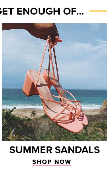 We Just Can’t Get Enough Of… Summer Sandals. Shop Now.