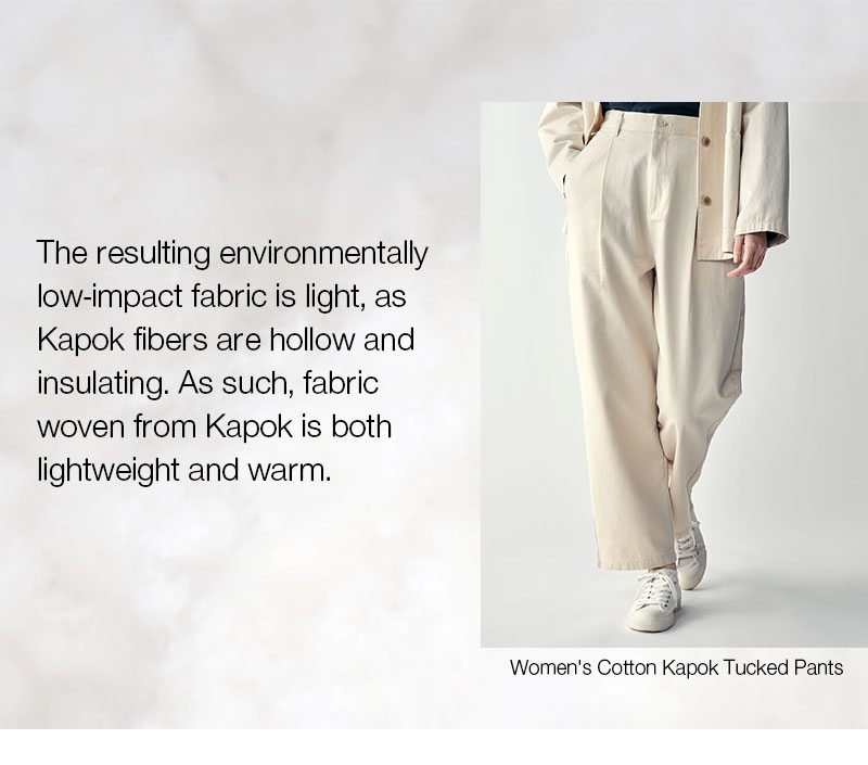 View Women's Cotton Kapok Tucked Pants