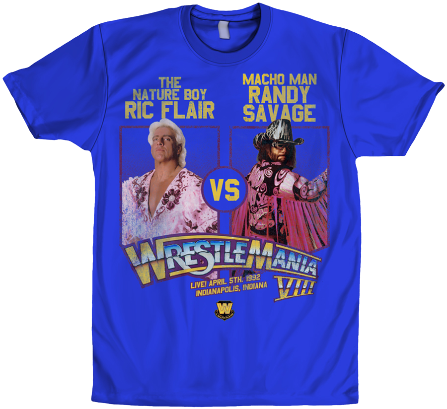 Ric Flair Vs Macho Man WrestleMania Shirt