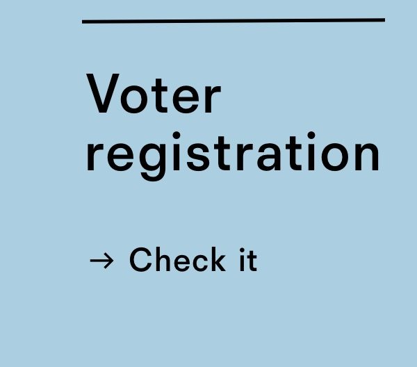 Voter registration