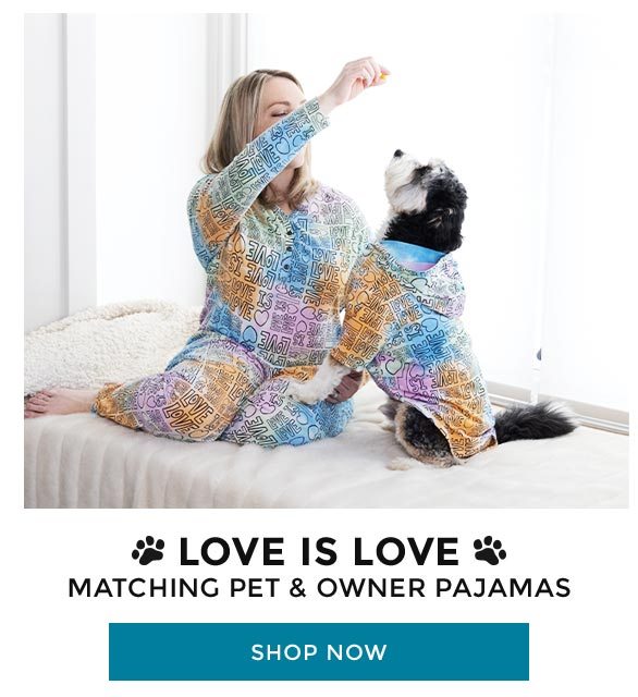 Love Is Love Matching Pet & Owner Pajamas