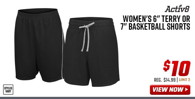 Activ8 Women's 6" Terry of 7" Basketball Shorts