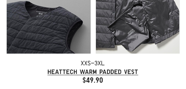 PDP4 - MEN HEATTECH WARM PADDED VEST