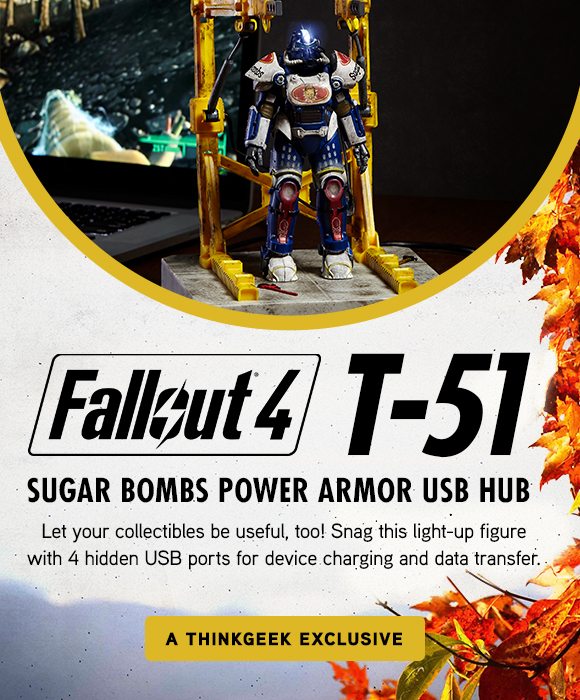 Fallout T-51 Sugar bomb power armor USB HUB