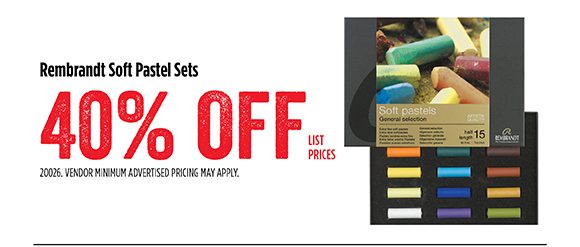 Rembrandt Soft Pastel Sets - 40% off list prices