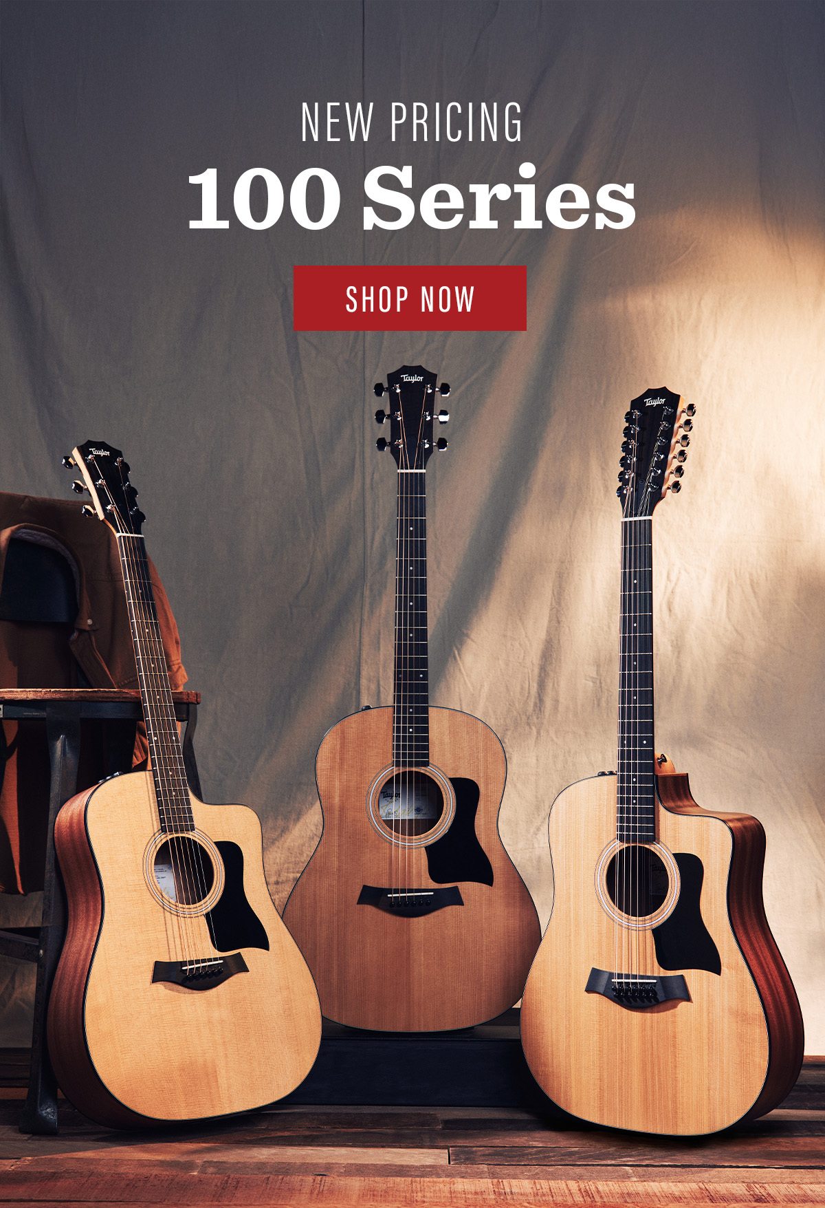 100 Series Guitars, New Pricing