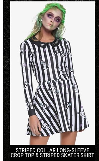 beetlejuice button up hot topic