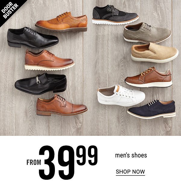 Doorbuster - Men's shoes from $39.99. Shop Now.