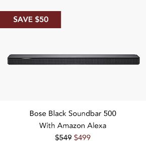 Shop Bose Black Soundbar 500