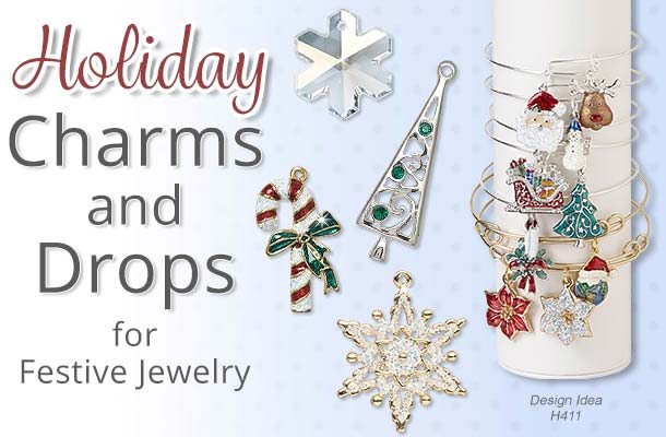 Holiday Charms and Drops