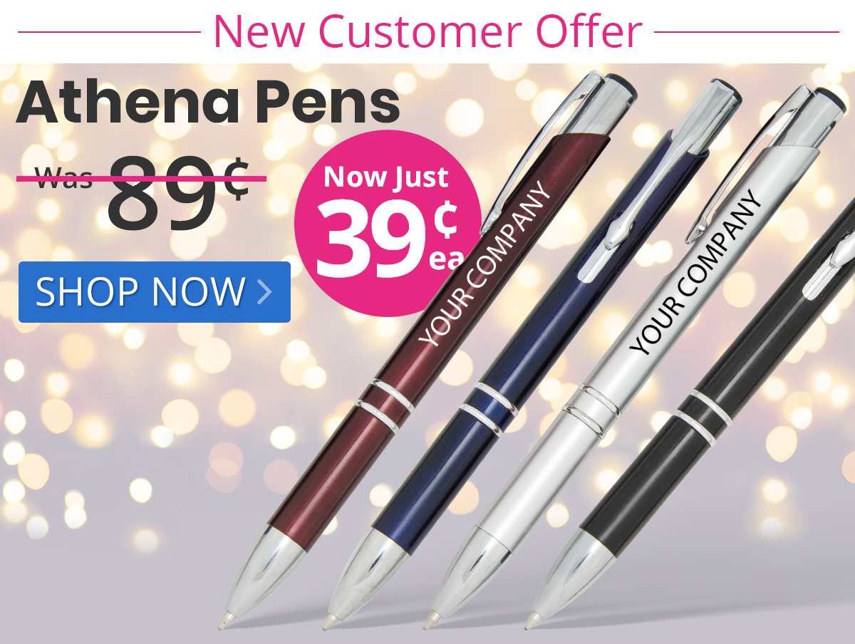 Athena Pens for only 39¢ each!