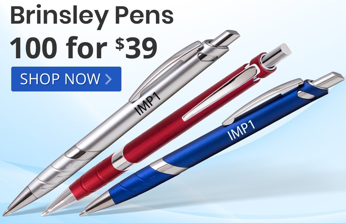 100 Brinsley Pens for only $39!