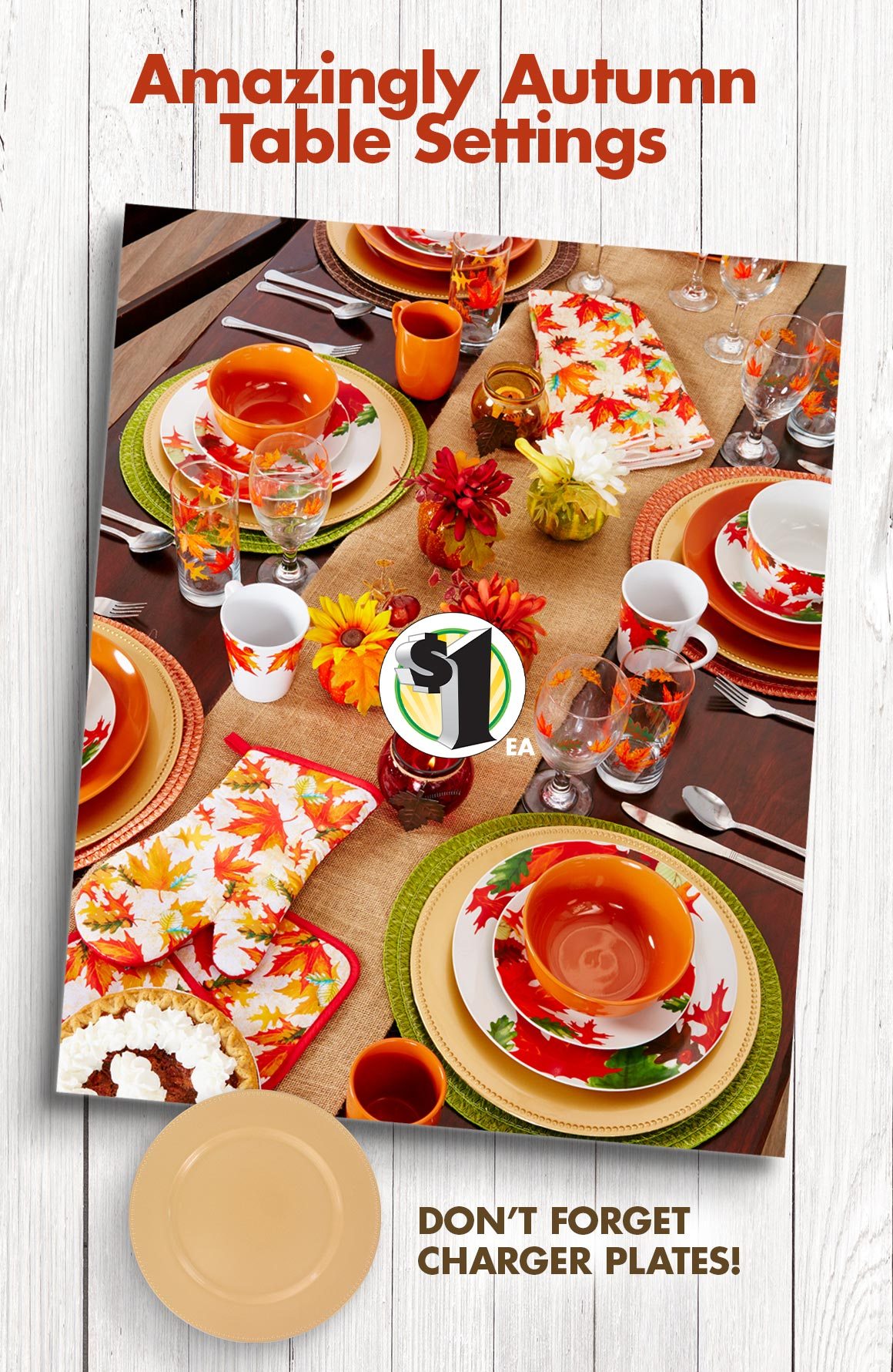 Shop Our Fall Leaves Dinnerware Collection & Fall Décor
