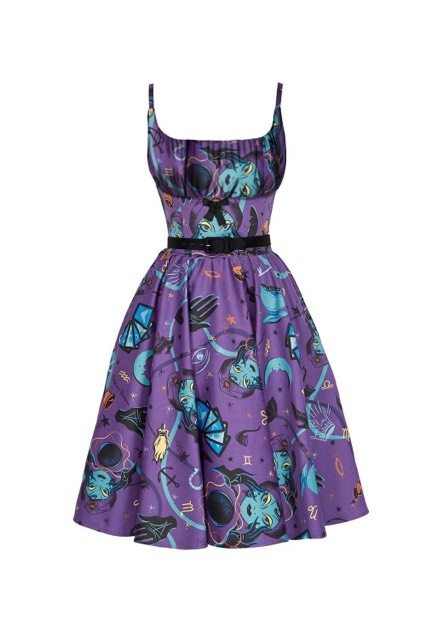 Pinup Coutue Fortune Teller Ella Dress Lounge Exclusive
