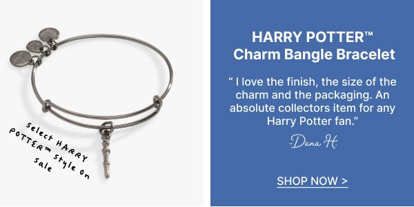 HARRY POTTER™ The Elder Wand Charm Bangle Bracelet | Shop Now