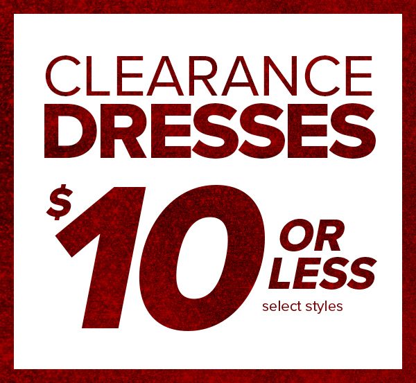 Shop Clearance Dresses