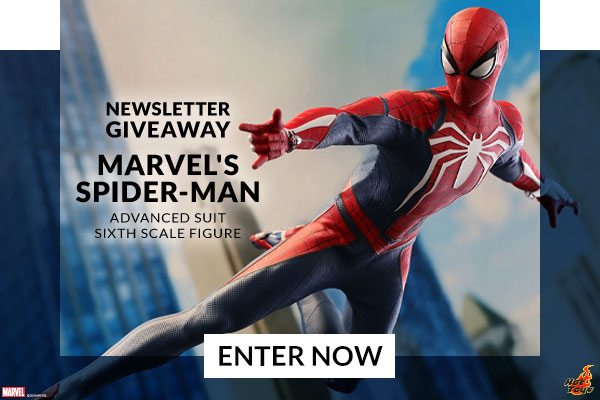 Newsletter Giveaway Marvel’s Spider-Man Advanced Suit Sixth Scale Figure