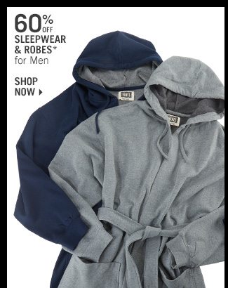 Shop 60% Off Sleepwear & Robes* for Men