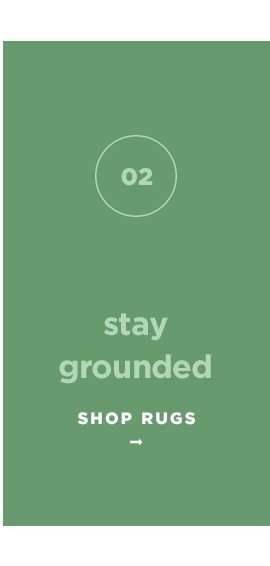 1. stay grounded shop rugs