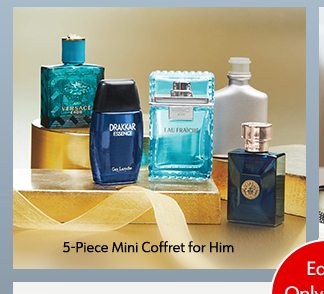 5-Piece Mini Coffret for Him - Affordable luxury gifts this Christmas