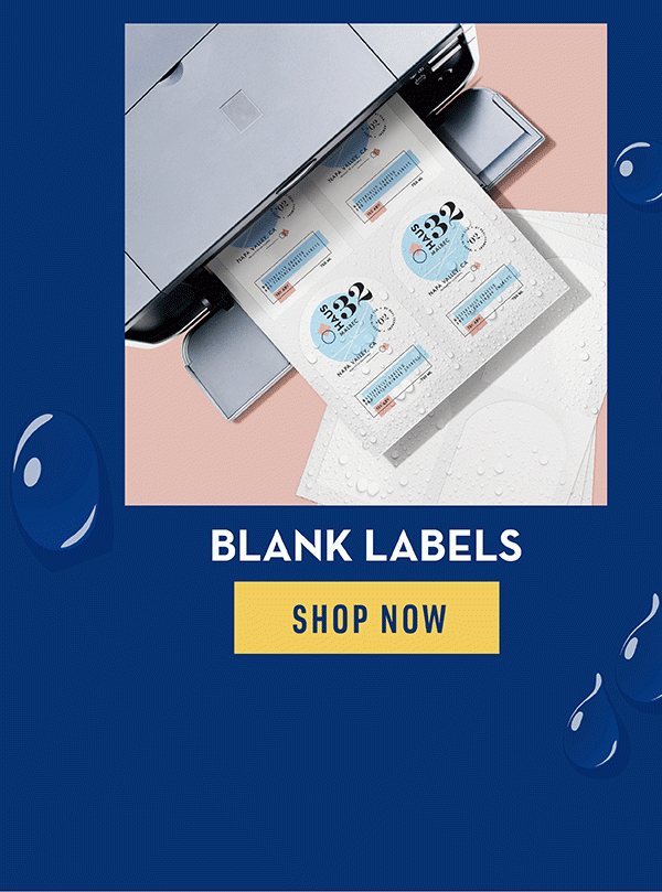 • Shop Blank Labels  