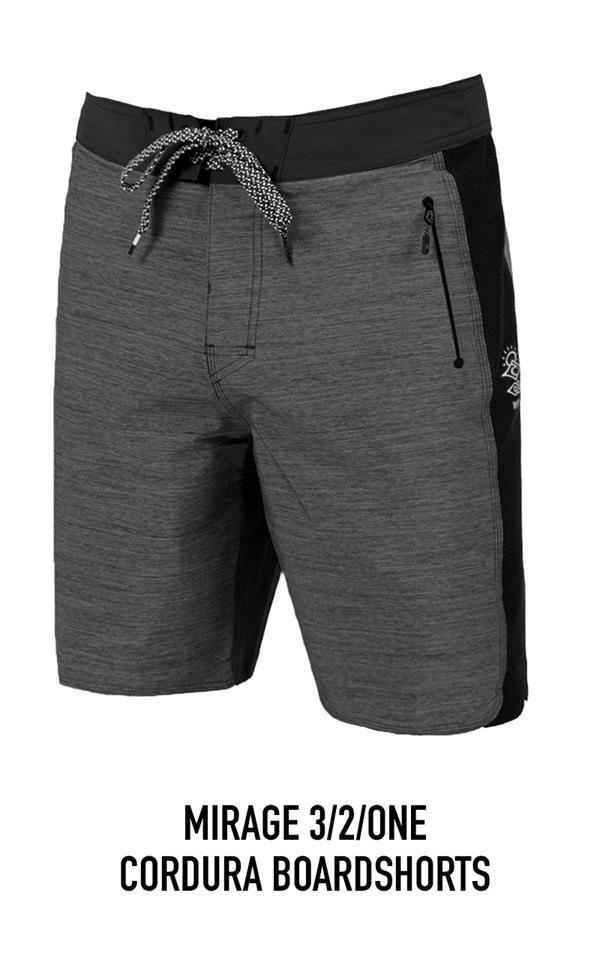 Mirage 3/2/One Cordura Boardshorts